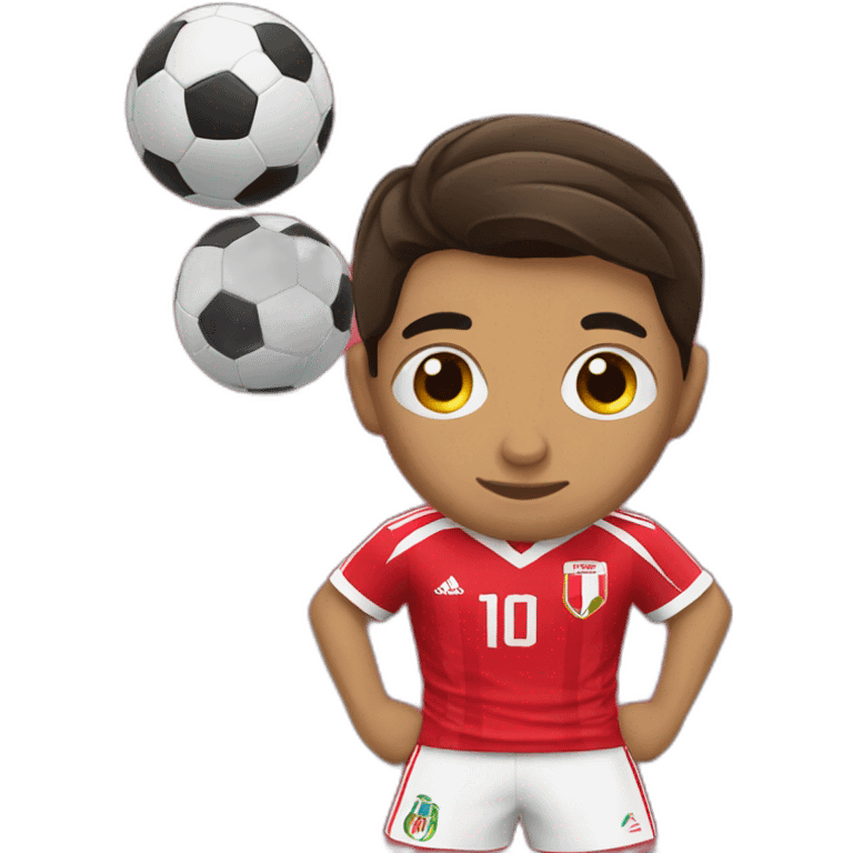 peruvian soccer player emoji