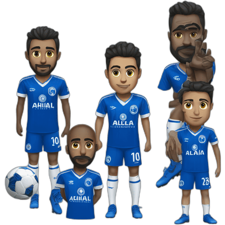 The saudi team Alhilal fc emoji