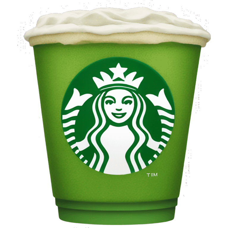 Starbucks matcha emoji