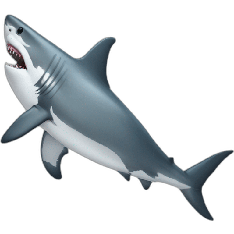 Great white shark emoji