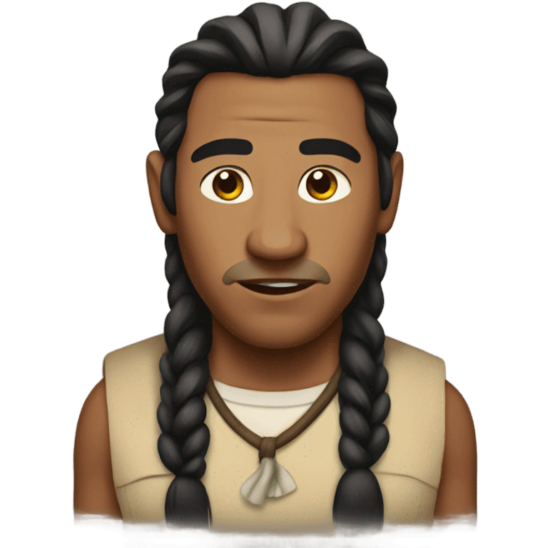 Strong native man emoji