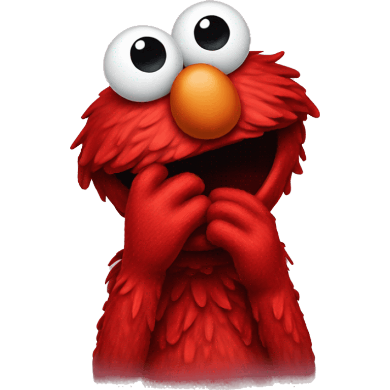 Elmo crying emoji