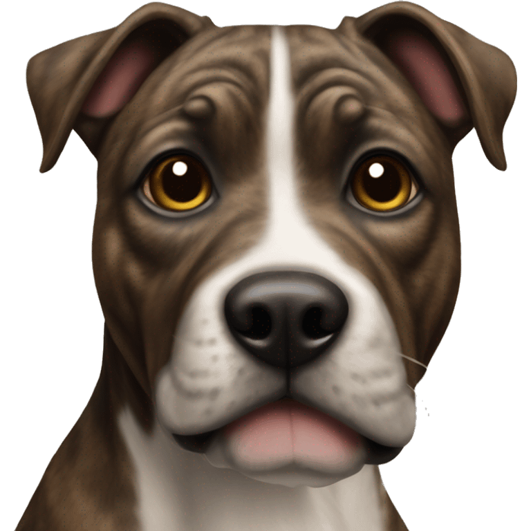 Brindle Stafford terrier  emoji