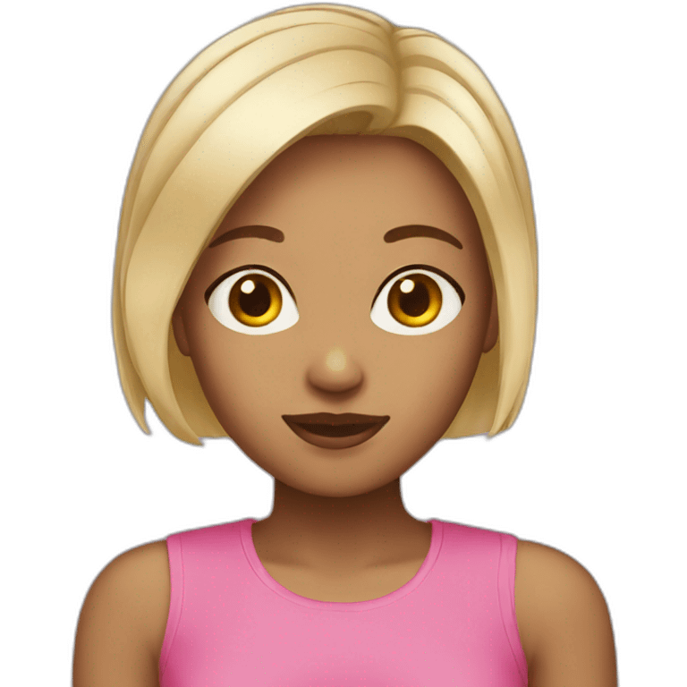 Girl short hair emoji