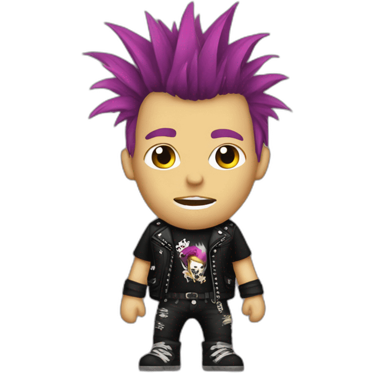 Punk rocker emoji