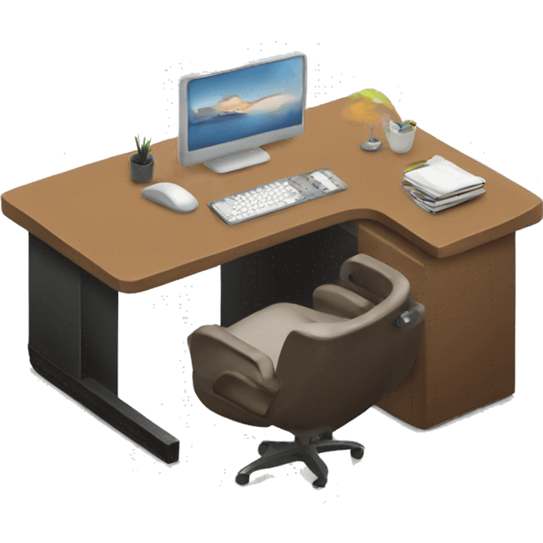 modern office desk emoji