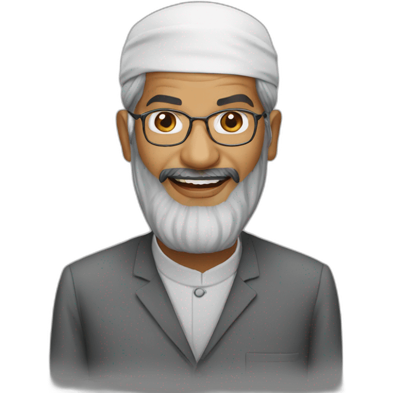 Dr. Zakir naik emoji