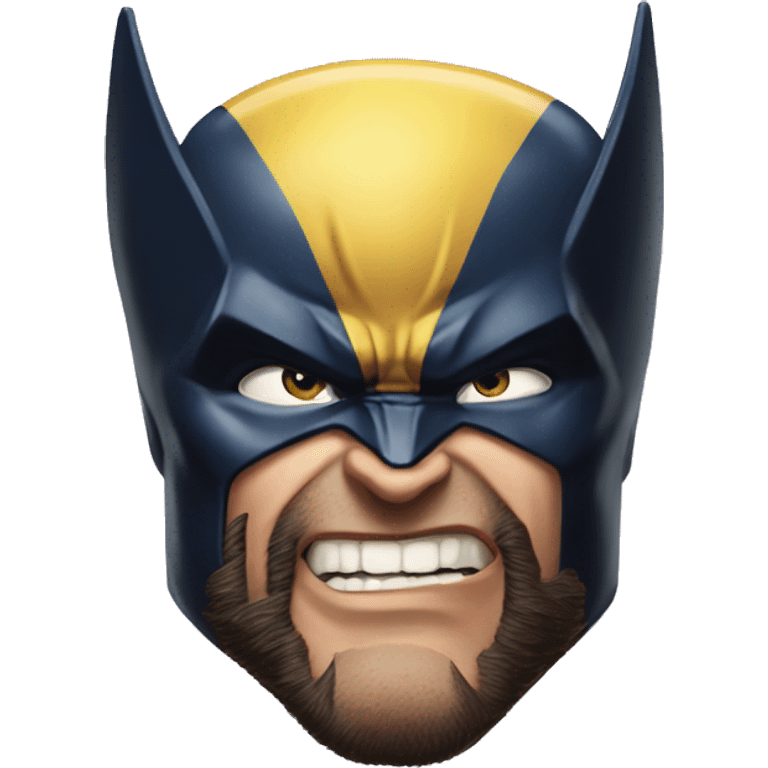 Marvel Wolverine themed heart emoji