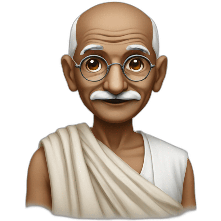 Mahatma gandhi emoji