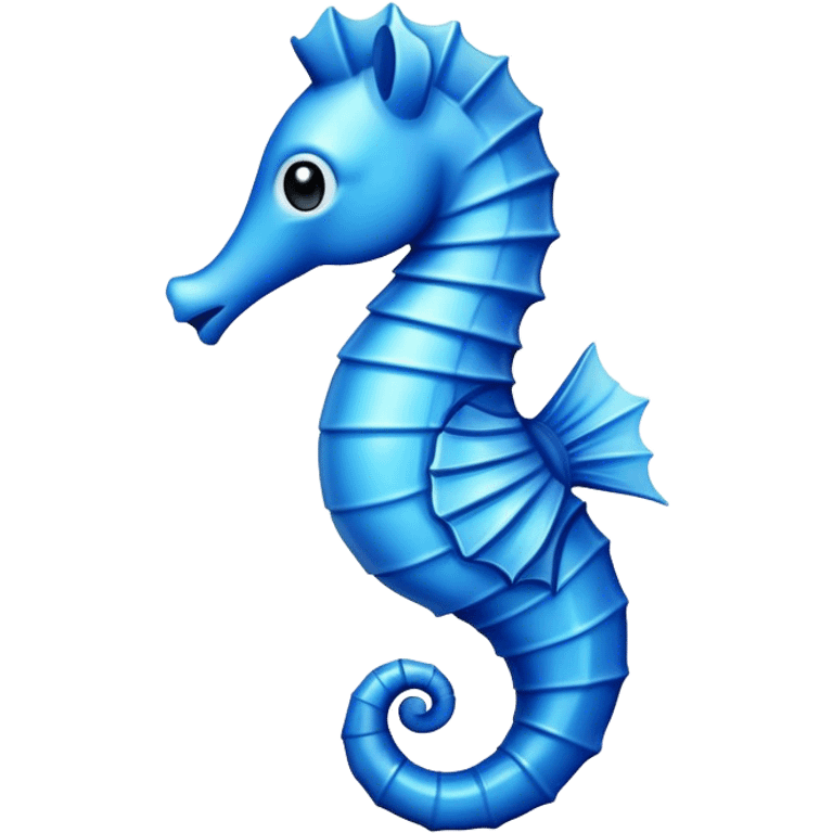 blue seahorse  emoji