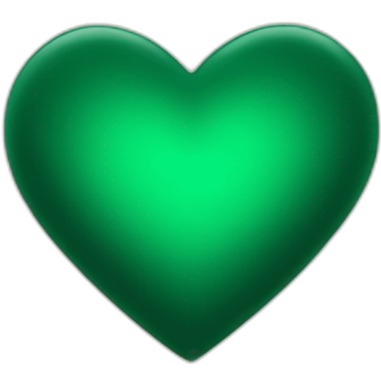 dark green heart emoji