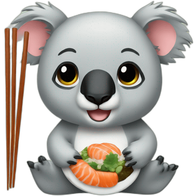 koala-eat-sushi emoji