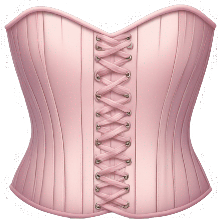 Pastel pink corset  emoji