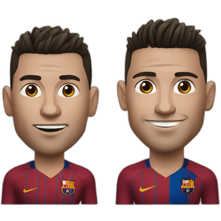 ronaldo best messi emoji