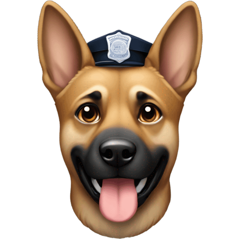 Police dog emoji