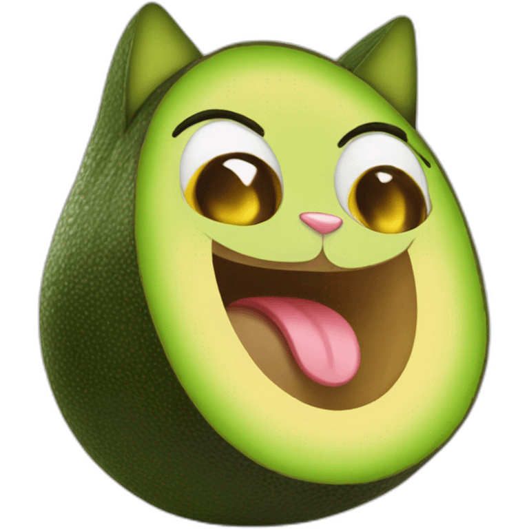 avocado cat emoji