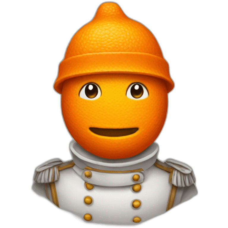 Bonhomme orange emoji