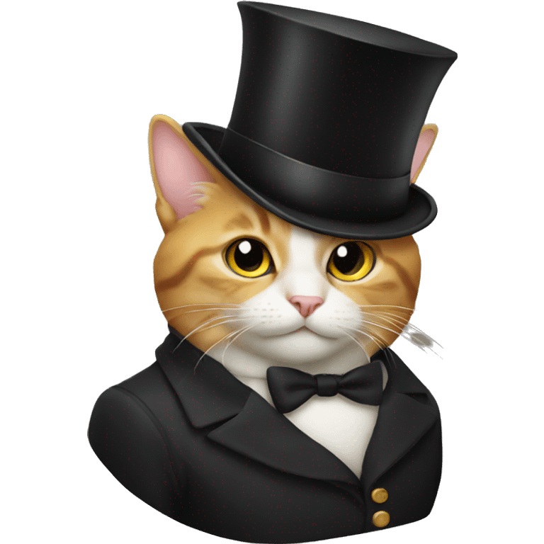 cat in a top hat emoji