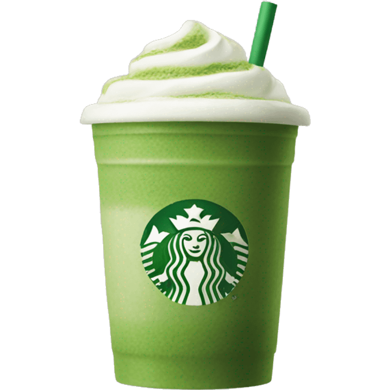 Starbucks matcha emoji