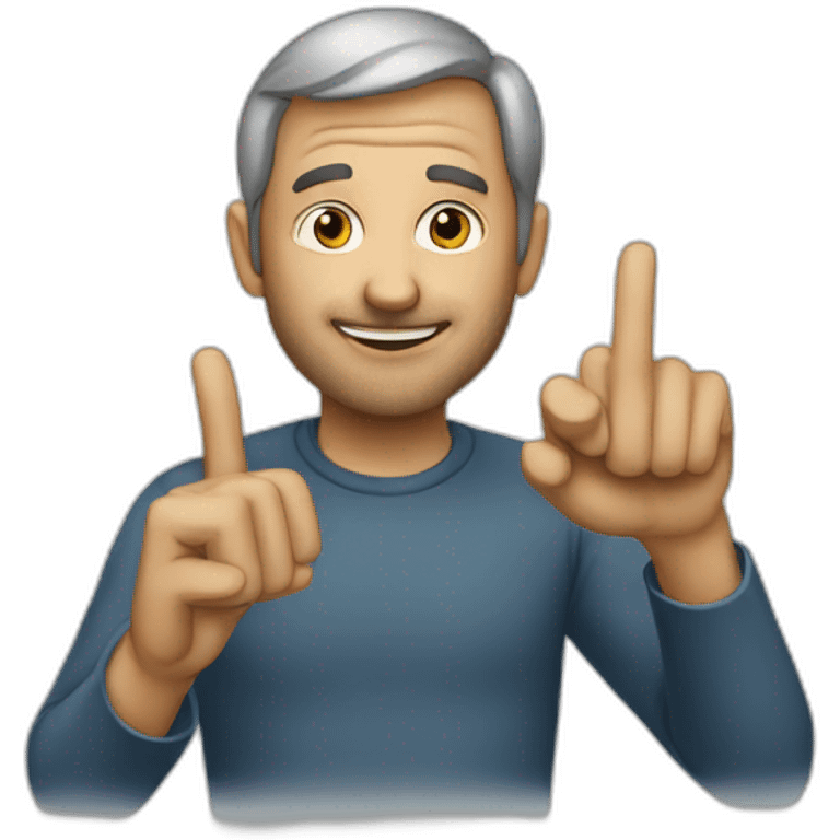 steeve-jobs-raise-finger emoji