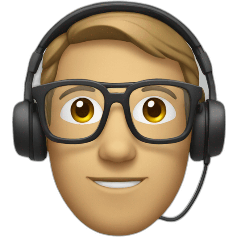 Headset and Glasses emoji