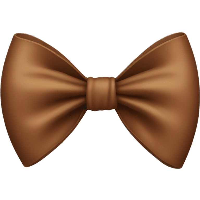  brown bow emoji