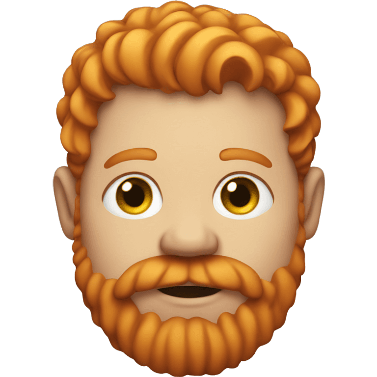 A fat ginger emoji