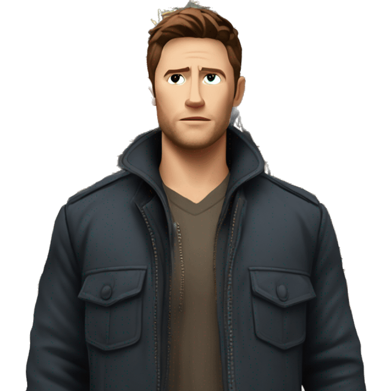 Dean Winchester on Red Square in Moscow emoji