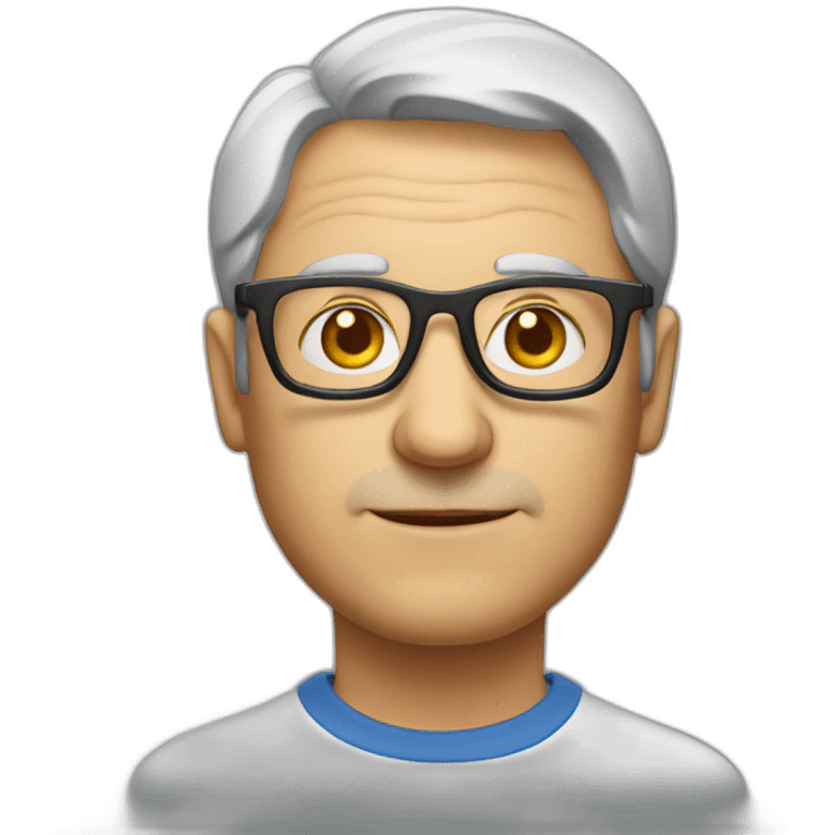 middle aged swedish man with glasses emoji