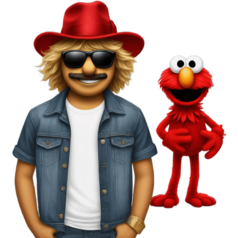 Elmo and Kid Rock emoji