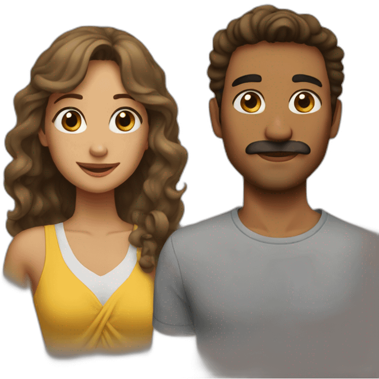 Sandy y andres emoji