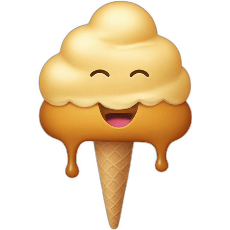 Butterscotch icecream emoji