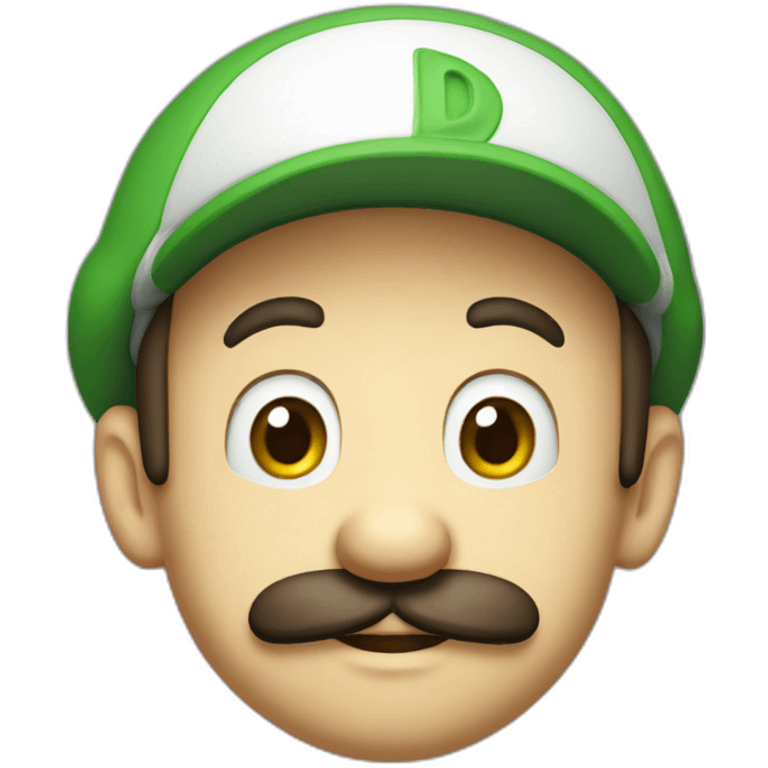 Luigi face emoji