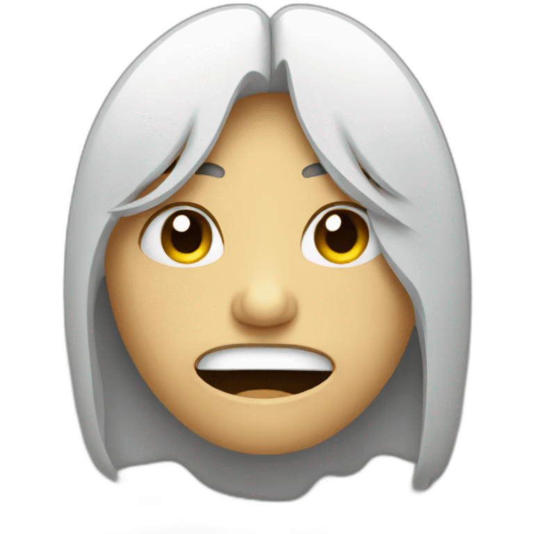 Crying person emoji