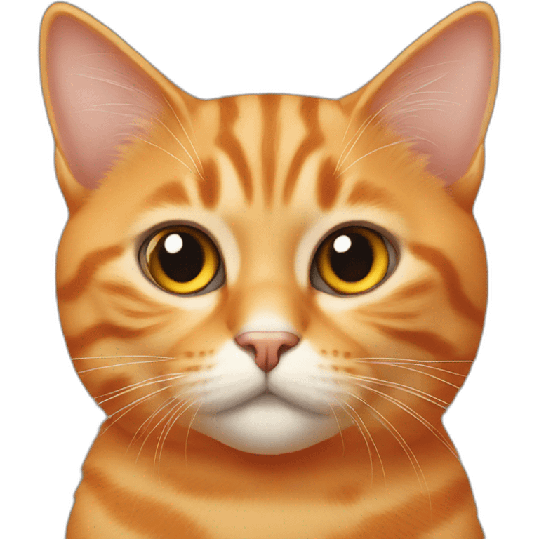 Cat orange emoji