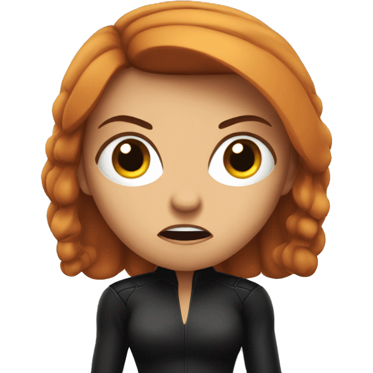 Black Widow angry emoji