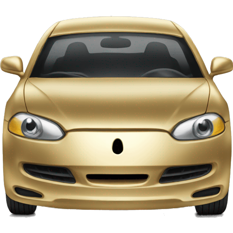  gold car emoji