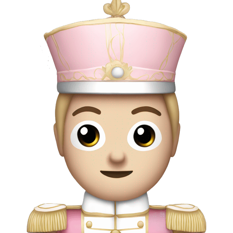 Light pink nutcracker emoji