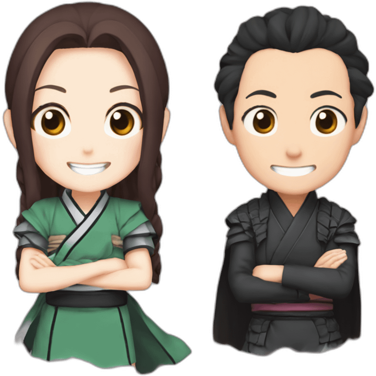 Tanjiro Kamado and Nezuko Kamado emoji