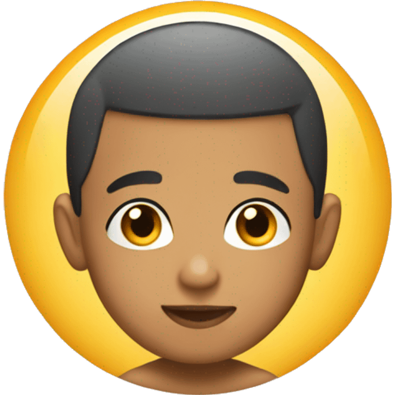 Hispanic boy with buzzcut emoji