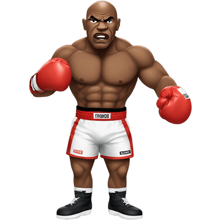 Mike Tyson with boxing gloves on emoji