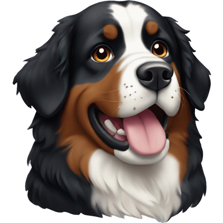 Bernese mountain dog emoji