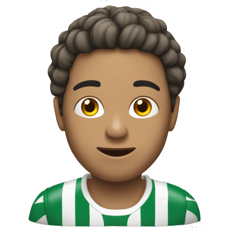 jugadora de futbol pateando balón emoji