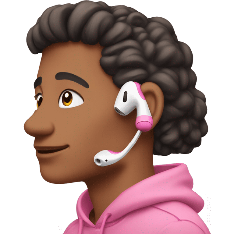 Pink airpods emoji