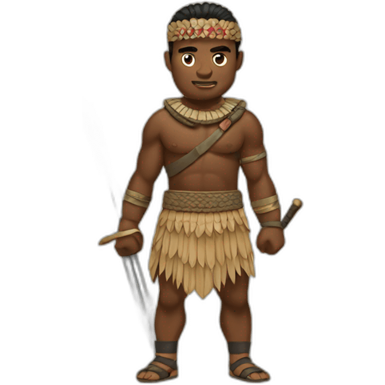 Fijian Warrior emoji