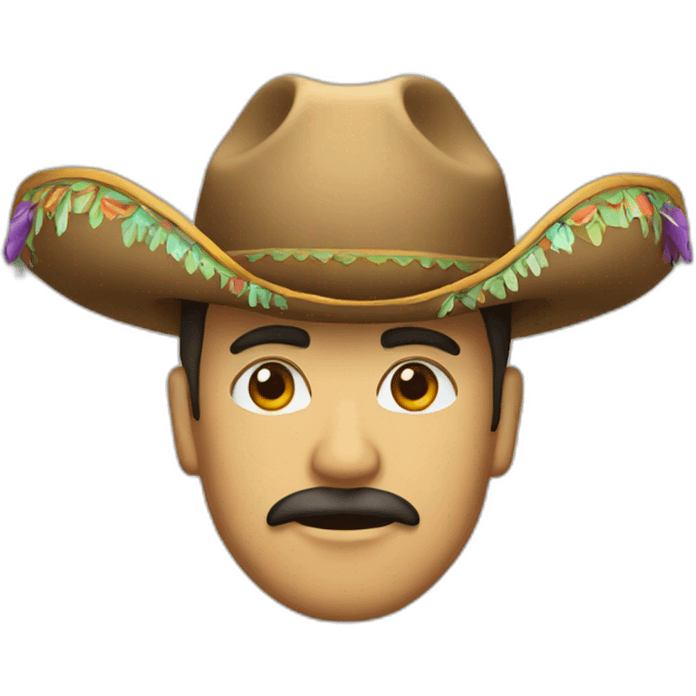 Chapeau de mexicain  emoji