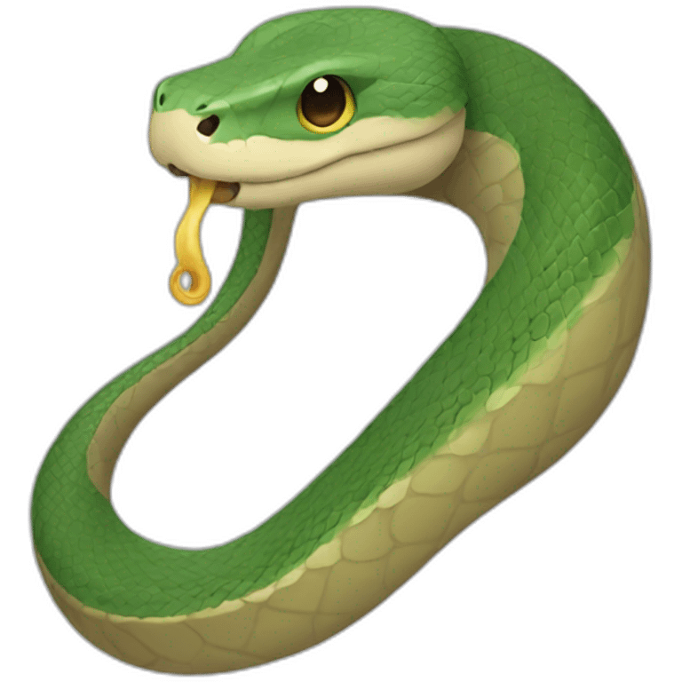 Snake eating it’s own tail emoji