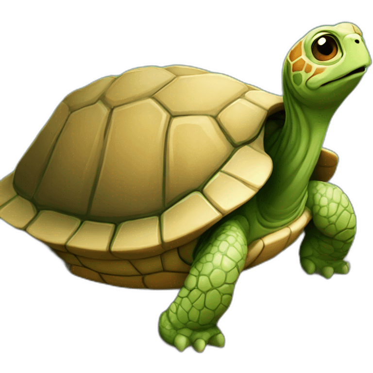 Chat sur tortue emoji