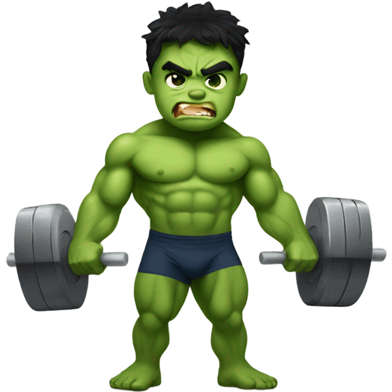 gym baby hulk emoji