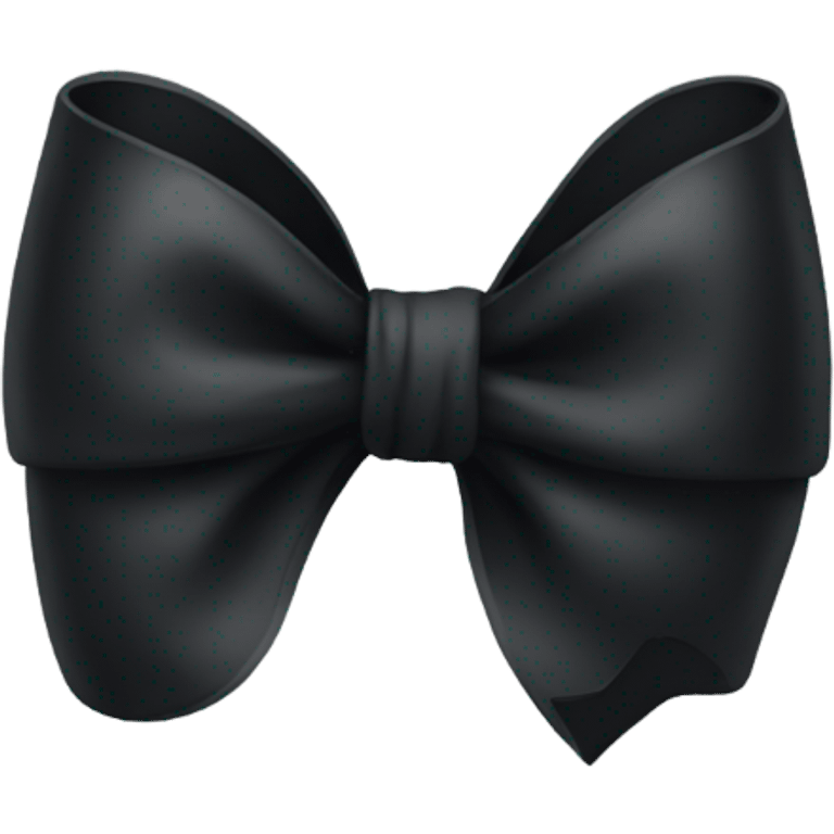 Black bow  emoji